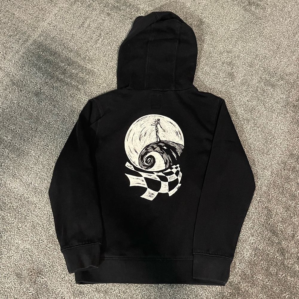 Vans x Disney Nightmare Before Christmas hoodie. Kids 6. Glow in the dark.